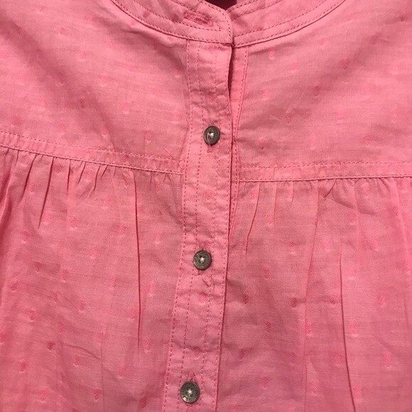 US Polo assn pink blouse women top long sleeve button up shirt size S academia - Picture 3 of 8